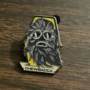 Star Wars Chewbacca Pin - Black and Yellow